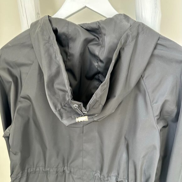 Calvin Klein Women's Black Trenchcoat Windbreaker Jacket Sz S - Picture 10 of 13